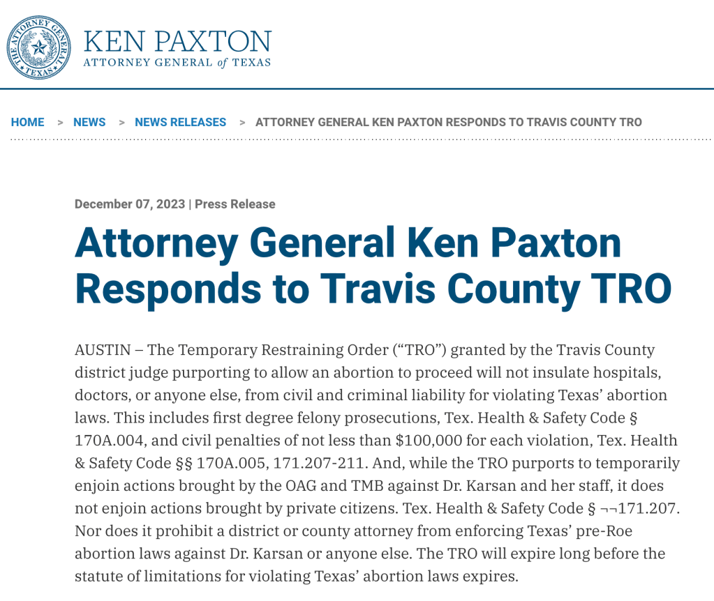 Hell is Not Hot Enough for Ken&nbsp;Paxton